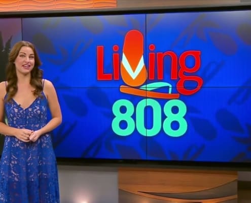 Living 808 news feature on local television